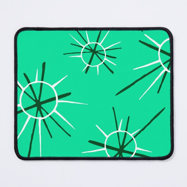 Item preview, Mid-Century Modern Mint Green Space Orbit Pattern designed and sold by DEC02.