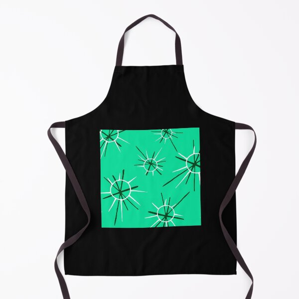 Item preview, Mid-Century Modern Mint Green Space Orbit Pattern designed and sold by DEC02.