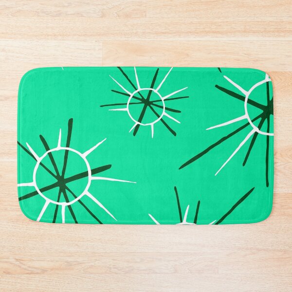 Item preview, Mid-Century Modern Mint Green Space Orbit Pattern designed and sold by DEC02.