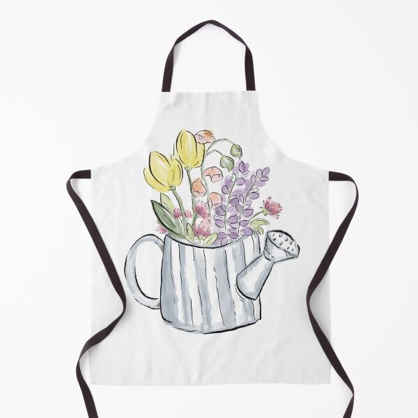Item preview, Watering can with flowers designed and sold by Hailey Gal Art.