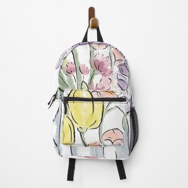 Item preview, Watering can with flowers designed and sold by Hailey Gal Art.