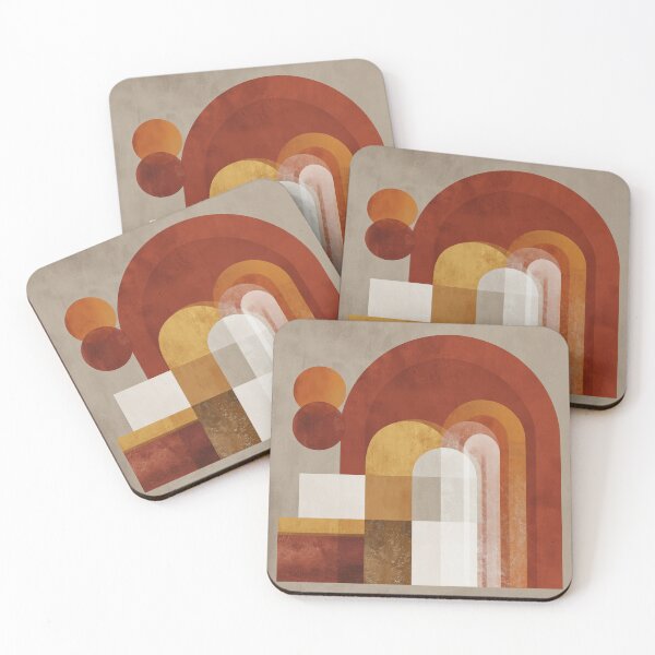 Item preview, Retro Sunset Geometry designed and sold by MegaBlackMarket.
