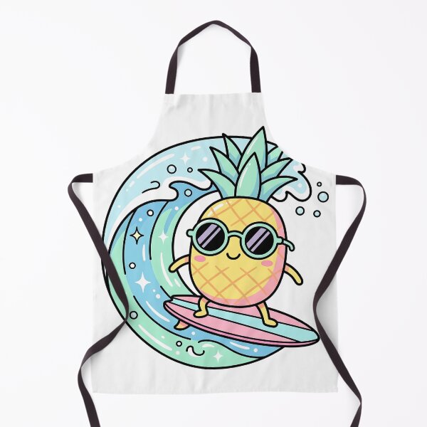 Item preview, Cool Surfing Pineapple Kawaii Summer Vibes designed and sold by LyoniHERA.