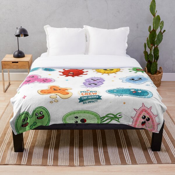 Item preview, Lindos microbios, bacterias, virus, paquete de pegatinas de patrones sin fisuras de Ecoli MicroBiology. designed and sold by labstud.