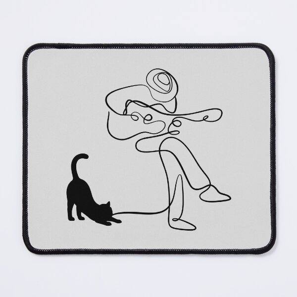 Item preview, Cat and guitarist designed and sold by InkRiot Studios.
