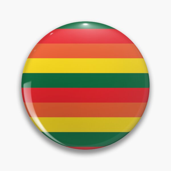 Item preview, Red yellow green horizontal striped preppy pattern designed and sold by fluffyfamcraft.