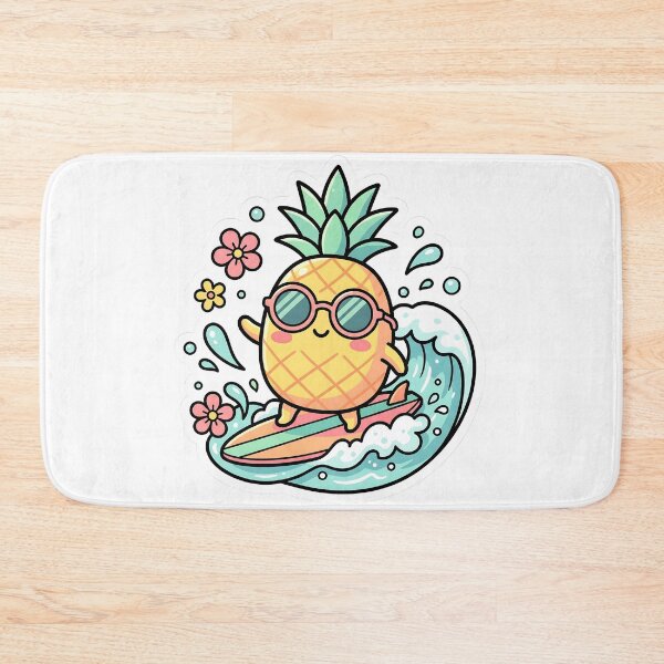 Item preview, Cool Surfing Pineapple Kawaii Summer Vibes designed and sold by joniJhon_design.