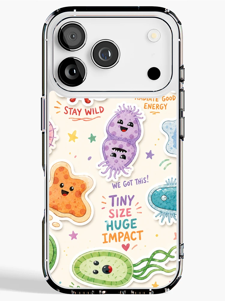 Thumbnail 1 of 5, iPhone Case, Good Vibes Micro Sticker Pack designed and sold by labstud.