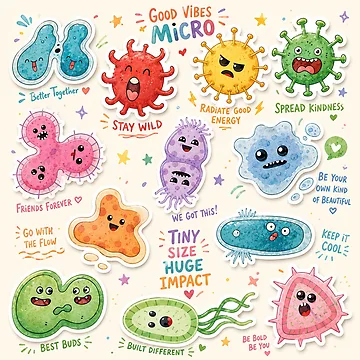 Artwork thumbnail, Good Vibes Micro Sticker Pack by labstud