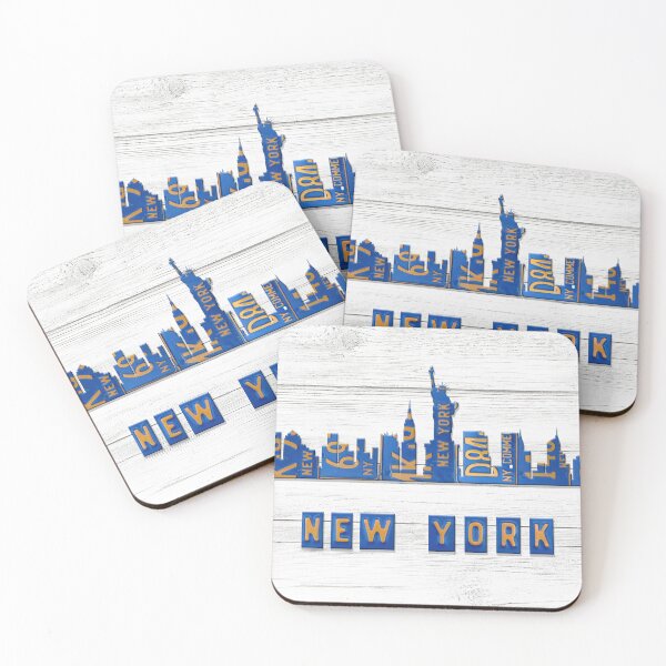Item preview, New York License Plate Skyline 01 designed and sold by Elisabeth Lucas.