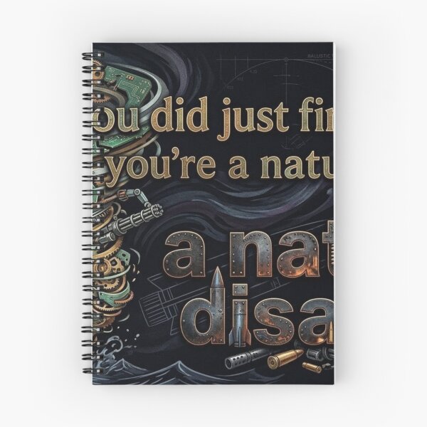 Item preview, Funny Quote Lines: Yeah, A Natural Disaster designed and sold by Uniqueartai.