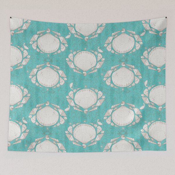Item preview, Coastal boho ocean blue designed and sold by Elisa Moriconi.