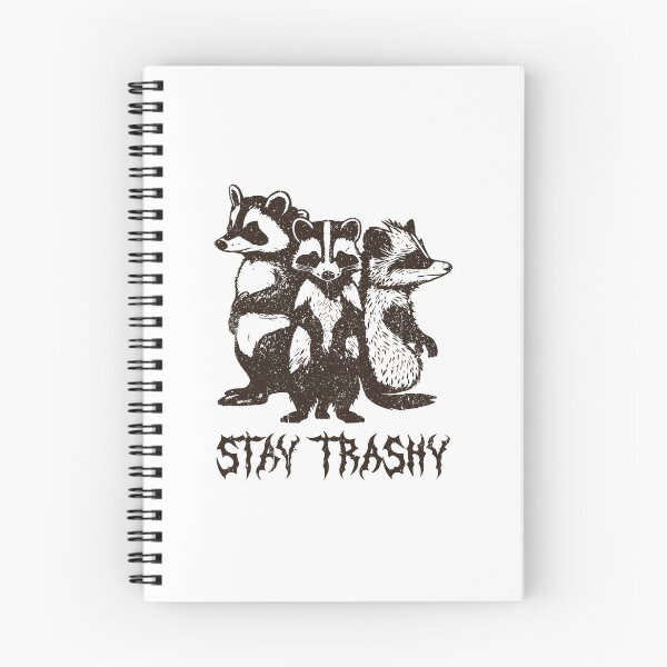 Item preview, Stay Trashy - Funny Trash Metal Raccoon Opossum Skunk designed and sold by anerahilsya.