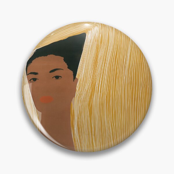 Item preview, Golden Hair Woman Minimalist Portrait Painting designed and sold by Maisonsucces.