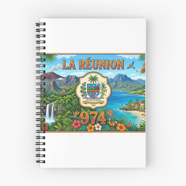 Item preview, Reunion Island with its emblem 974 designed and sold by FoxinhoSoumaila.