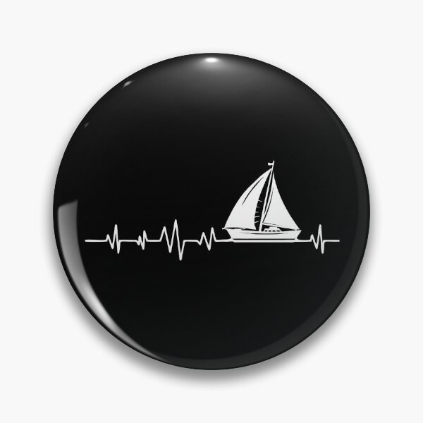 Item preview, Boat Sailing Heartbeat -  Sailors Funny Gift designed and sold by anerahilsya.