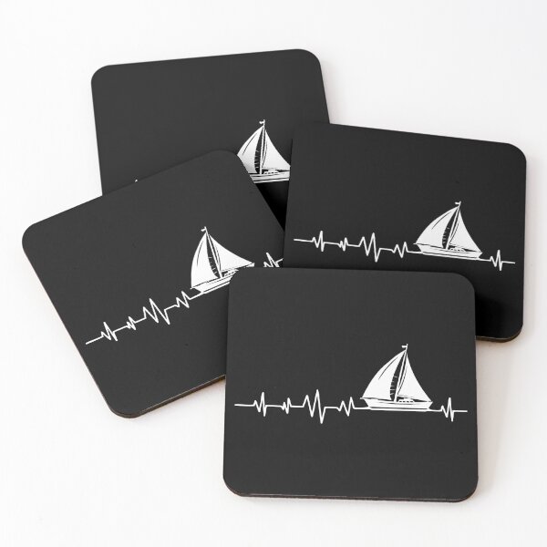 Artikelvorschau, Herzschlag beim Segeln – Lustiges Geschenk für Segler entworfen und verkauft von anerahilsya.