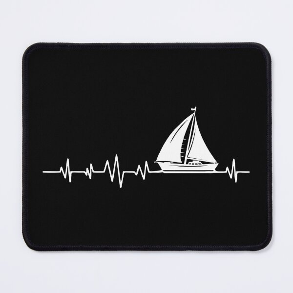 Item preview, Boat Sailing Heartbeat -  Sailors Funny Gift designed and sold by anerahilsya.