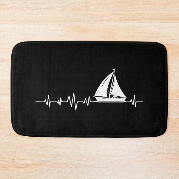 Item preview, Boat Sailing Heartbeat -  Sailors Funny Gift designed and sold by anerahilsya.