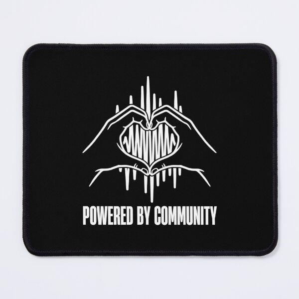 Item preview, Powered By Community Urban Graphic Minimalist Line Art designed and sold by SplashTastic.