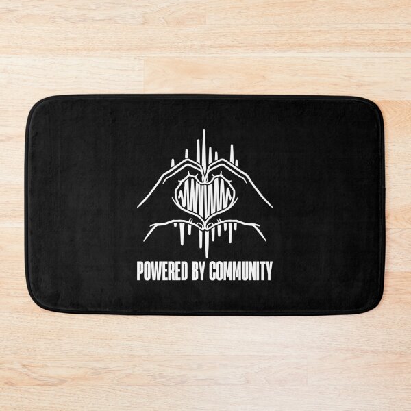 Item preview, Powered By Community Urban Graphic Minimalist Line Art designed and sold by SplashTastic.