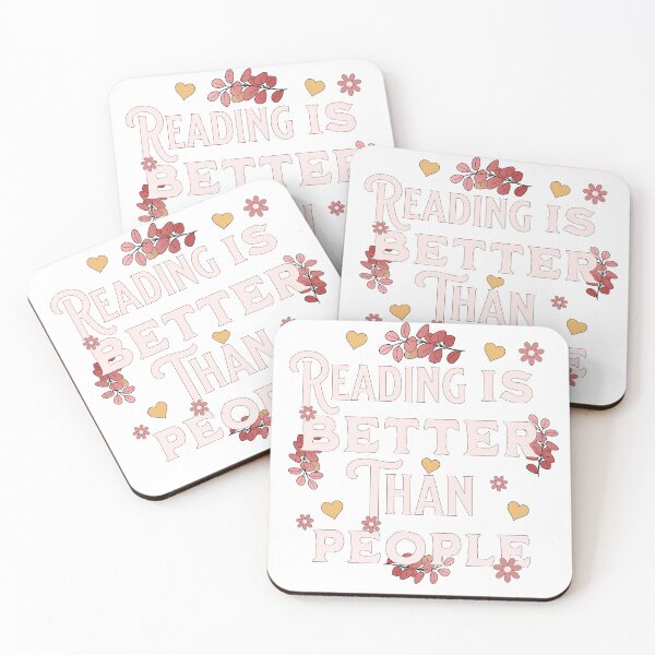Item preview, Reading Is Better Than People designed and sold by petalandarmour.