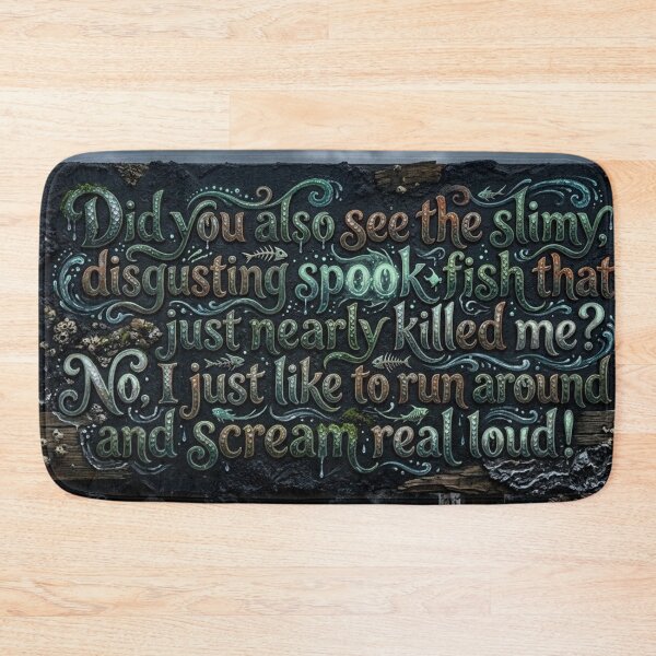 Item preview, Funny Quote Lines: Fish and Screams designed and sold by Uniqueartai.