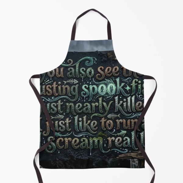 Item preview, Funny Quote Lines: Fish and Screams designed and sold by Uniqueartai.