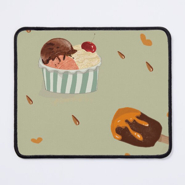 Item preview, Sweet Ice Cream Pattern Aesthetic | Cute Vintage Dessert Illustration designed and sold by Day-dreamin26.