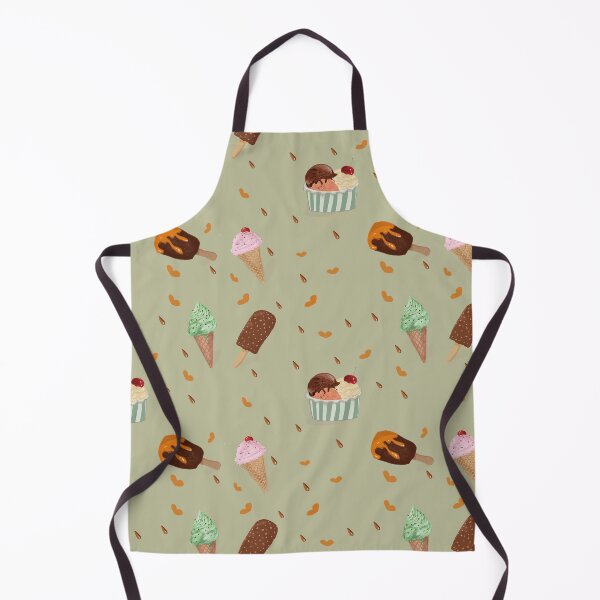 Item preview, Sweet Ice Cream Pattern Aesthetic | Cute Vintage Dessert Illustration designed and sold by Day-dreamin26.