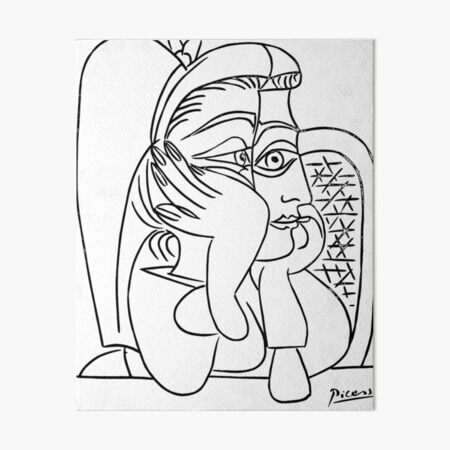 Pablo Picasso Portrait de Jacqueline Accoudee T Shirts, Art Art Board Print