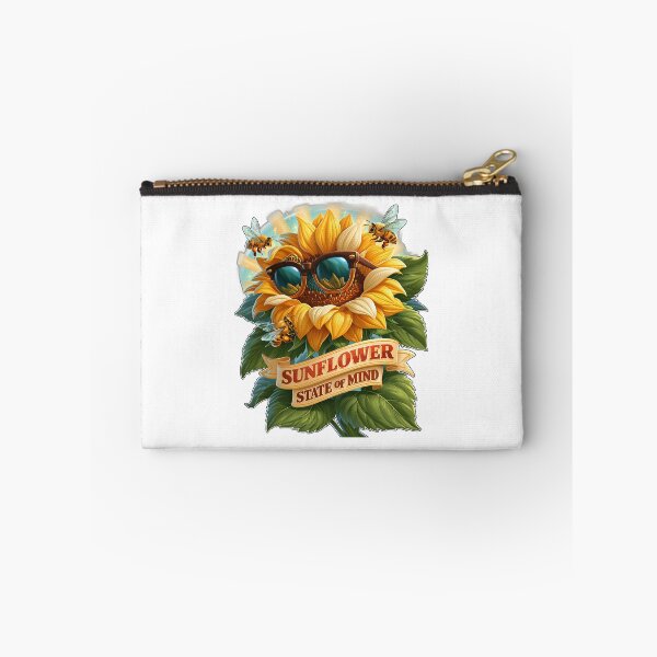 Item preview, Sunflower State Of Mind Cool Summer Bee designed and sold by Marcikart.