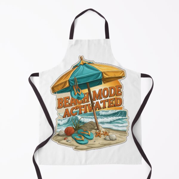 Item preview, Beach Mode Activated Summer Vacation Umbrella designed and sold by Marcikart.