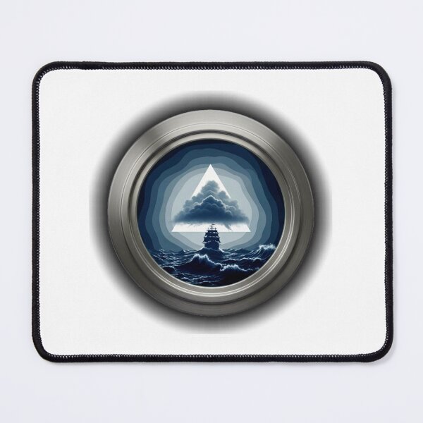 Item preview, The Navigator's Geometric Storm designed and sold by mackyartsstudio.
