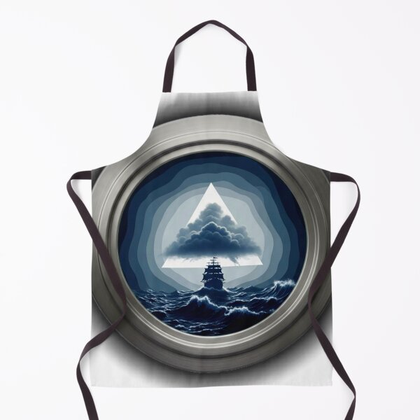Item preview, The Navigator's Geometric Storm designed and sold by mackyartsstudio.
