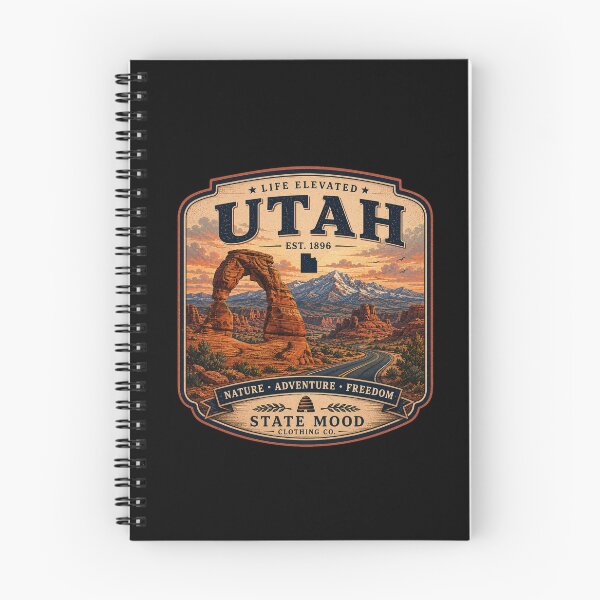 Item preview, Utah Life Elevated Vintage Arches National Park Design designed and sold by StateMoodDesigns.