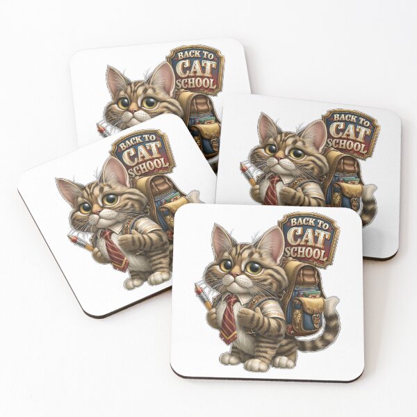 Item preview, Back To Cat School Cute Kitten Student designed and sold by Marcikart.
