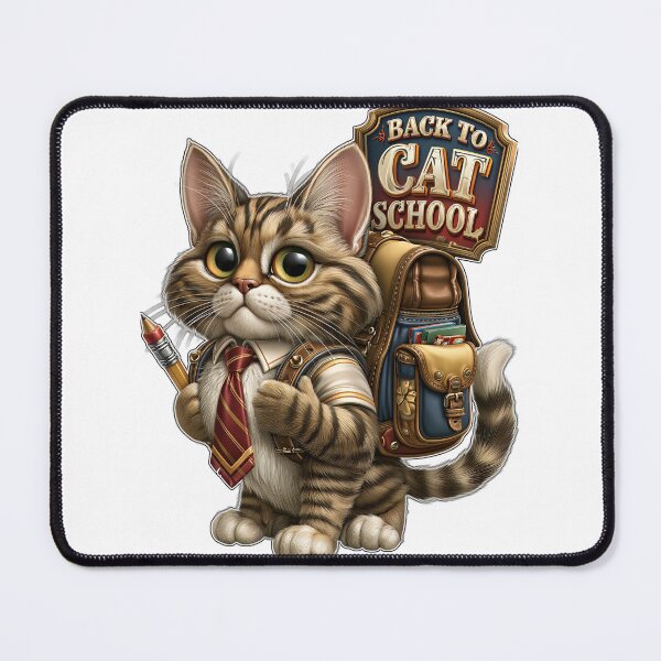 Item preview, Back To Cat School Cute Kitten Student designed and sold by Marcikart.
