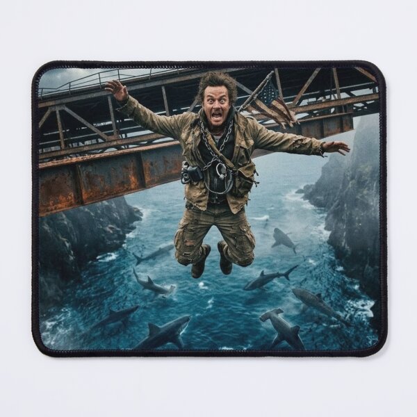 Item preview, Daredevil Over Shark Sea Waters designed and sold by Uniqueartai.