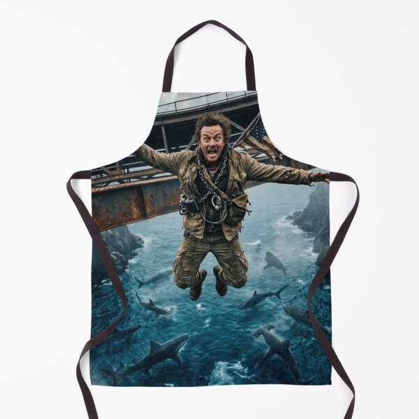 Item preview, Daredevil Over Shark Sea Waters designed and sold by Uniqueartai.