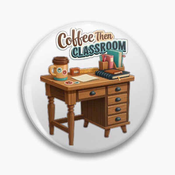 Item preview, Coffee Then Classroom Teacher Desk designed and sold by Marcikart.