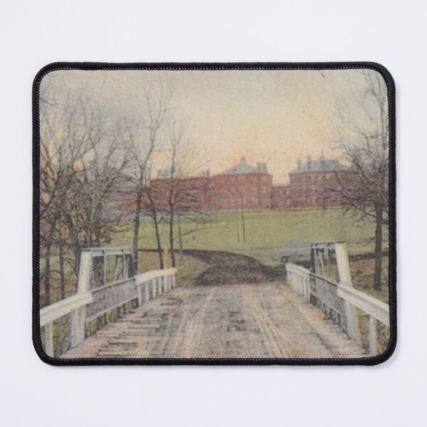 Item preview, Clarinda State Hospital Original Vintage Postcard – South Entrance designed and sold by GhostlyWorld.