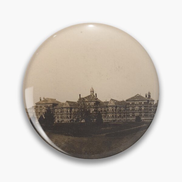 Item preview, Clarinda State Hospital Original Vintage Postcard – State Hospital for Insane designed and sold by GhostlyWorld.