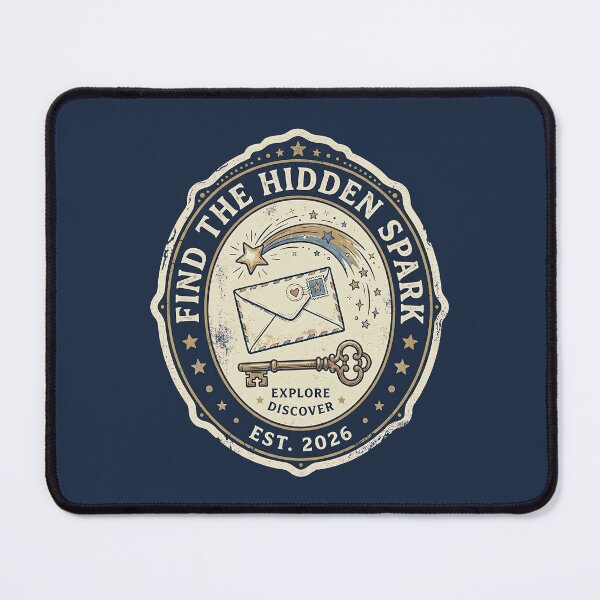 Item preview, Find the Hidden Spark Retro Illustration Explorer Aesthetic designed and sold by SplashTastic.
