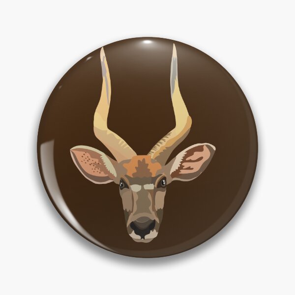 Item preview, Nyala Antelope African Wildlife Illustration designed and sold by PrettylittlepastelUk.