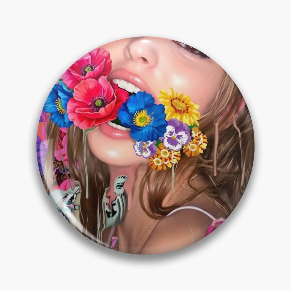 Item preview, Psychedelic lily rose Depp design  designed and sold by y2kponyclub.