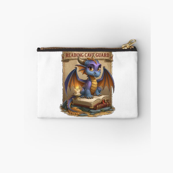 Item preview, Reading Cave Guard Cute Fantasy Book Dragon designed and sold by Marcikart.