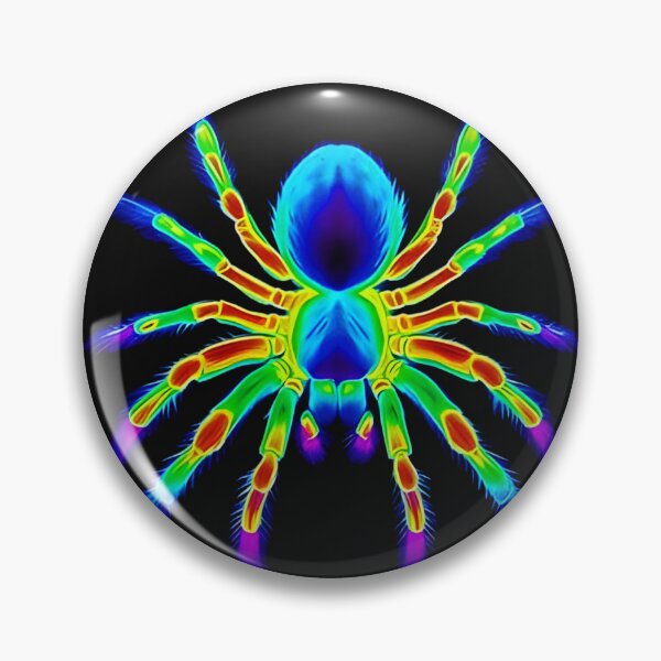Item preview, Neon Rainbow Spider Psychedelic Art designed and sold by Peac7e.