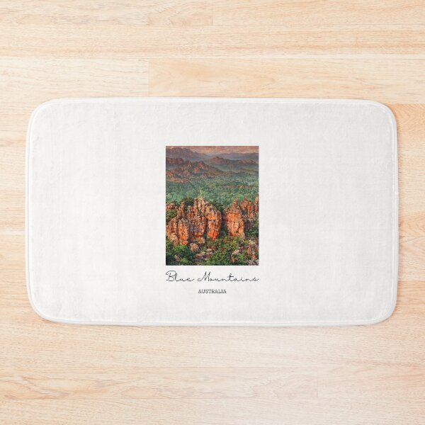 Item preview, Blue Mountains Australia Mountain Landscape - Vintage Souvenir designed and sold by twentytwo ART souvenir designs.