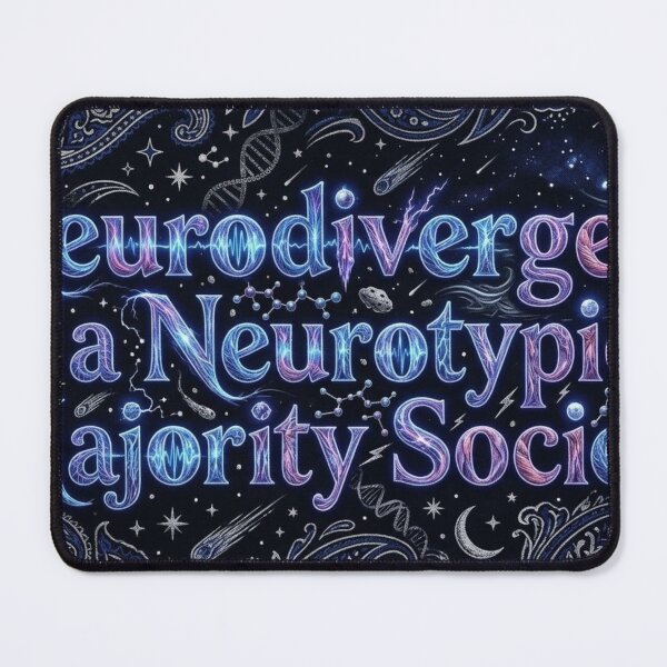 Item preview, Worldly Quotes: Neurodivergent, Neurotypical designed and sold by Uniqueartai.
